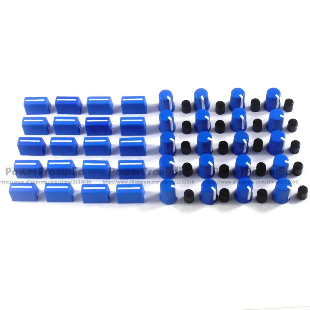 20 шт. Вращающаяся ручка + Fader Cap для Rane Mixer TTM 57 61 62 64 68 (темно синий)|diaphragm|8 ohmceleste |