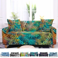 3d mandala elastic sofa covers for living room stretch ethnic floral slipcovers couch cover l shape funda de sof%c3%a1 de esquina