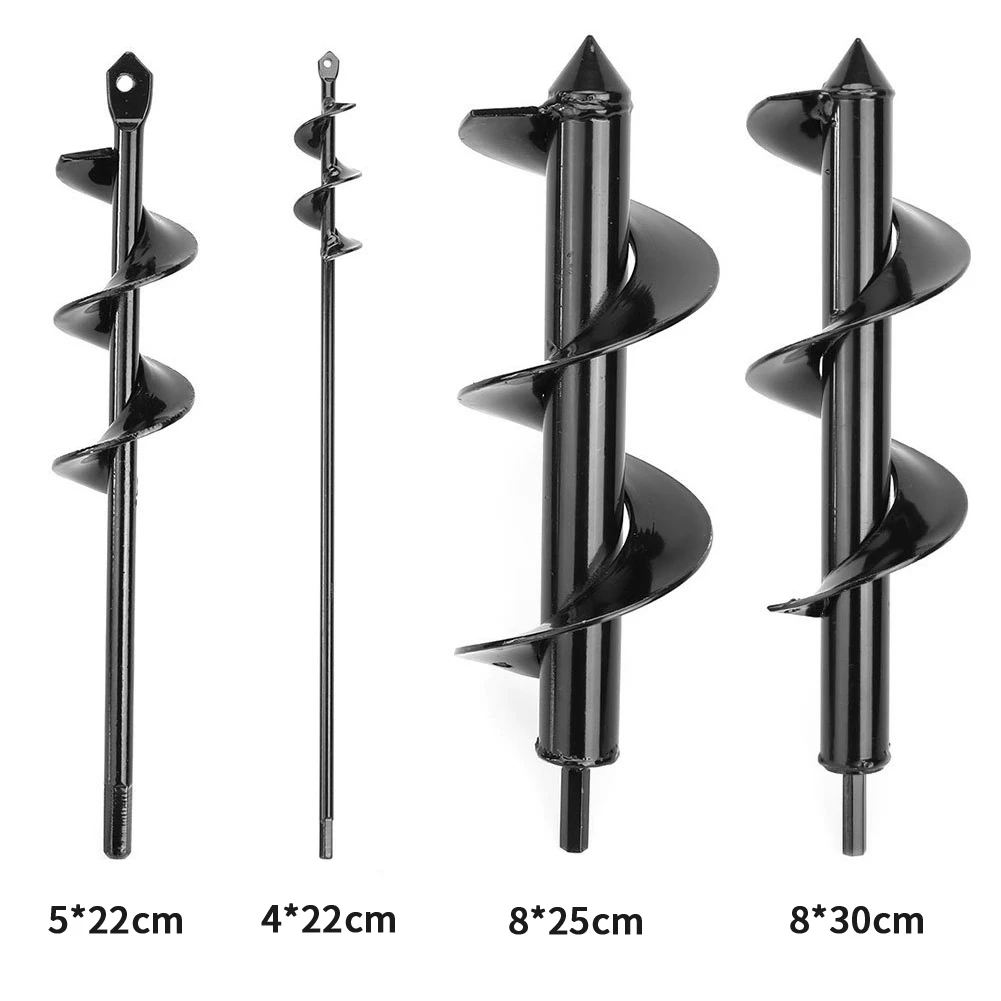 4 размера земляной шнек инструмент для экскаватора садовая машина посадки