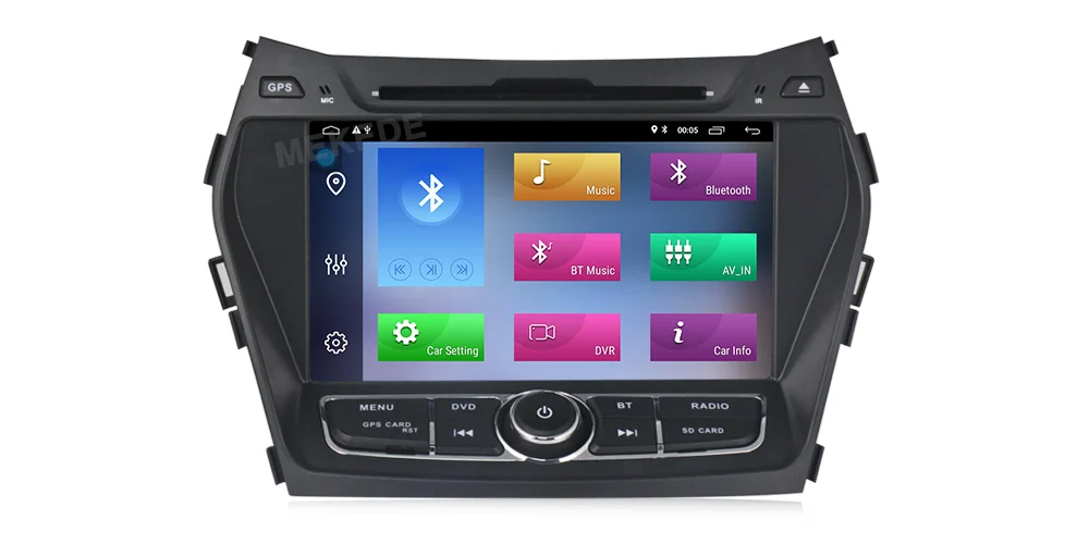 Новое поступление! Встроенный DSP android 9,0 автомобильный Радио gps навигационный плеер для hyundai IX45 Santa fe 2013 WiFi BT USB carplay