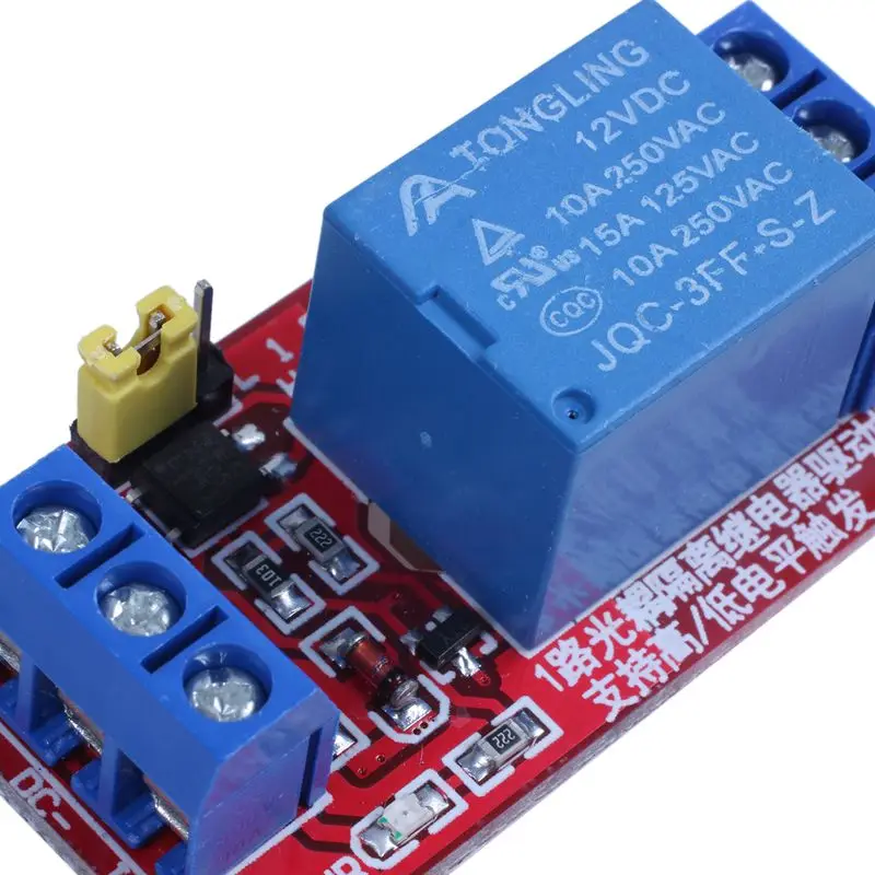 1-канальный 12V H / L Уровень триггера оптопары реле релейный модуль для Arduino Новинка
