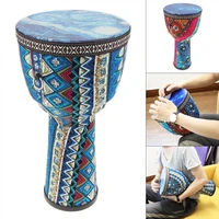 8 5 inch professional african djembe drum colorful cloth art abs barrel pvc skin children hand drum
