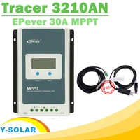 solar charge controller mppt tracer 30a 12v 24v solar panel regulator for max 100v input epsolar solar tracker mppt 3210an lcd