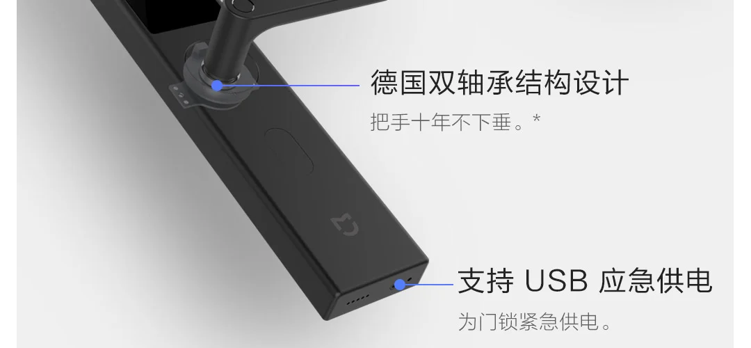 Xiao mi jia умный дверной замок Молодежный умный замок Пароль отпечатка пальца Bluetooth разблокировка обнаружения сигнализации работы mi Home управление приложением