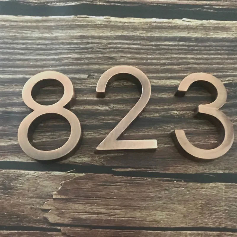 Наклейка с номером двери для дома 6 см из АБС пластика|Дверные таблички| |