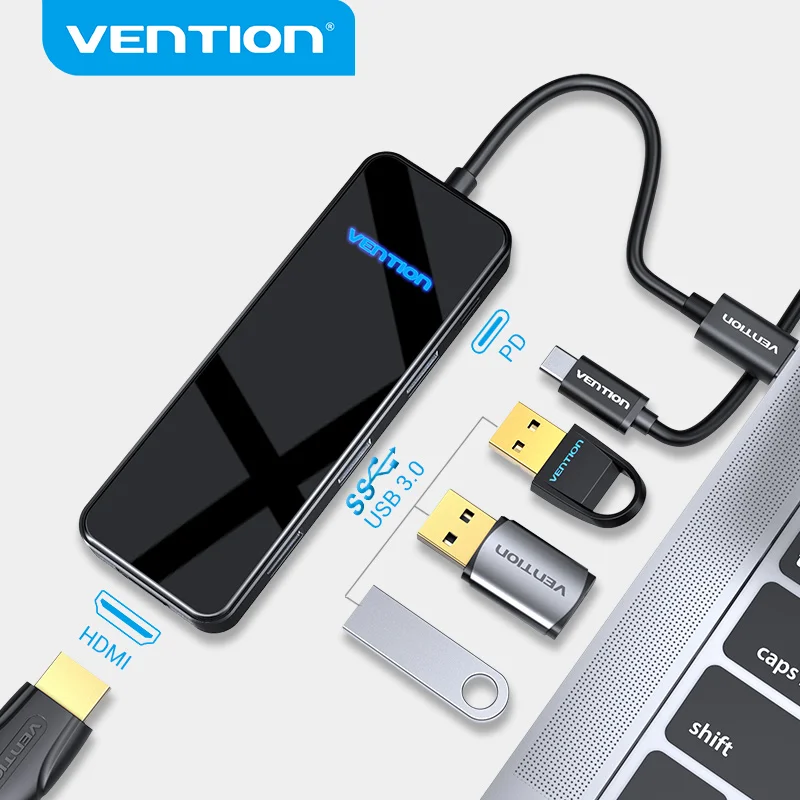 Vention Type c HUB C to Multi USB 3 0 4K HDMI PD адаптер многопортовая док станция для MacBook Pro Huawei Mate 30