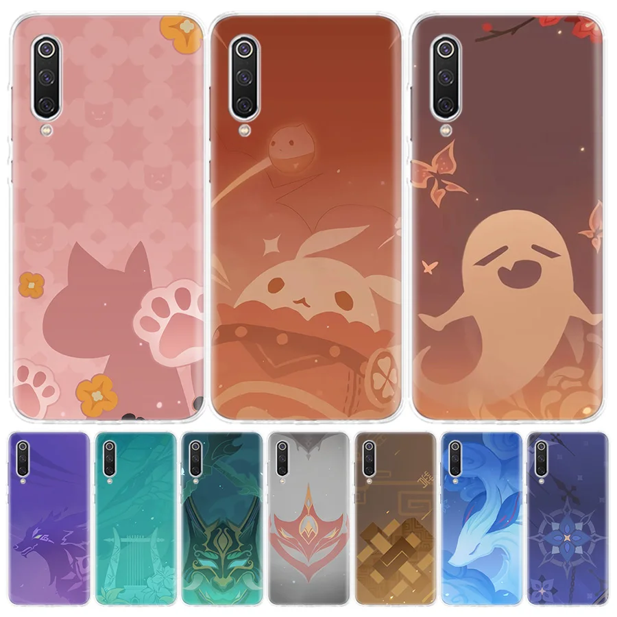 

Game Genshin Impact Silicon Call Phone Case For Xiaomi Redmi Note 10 Pro 10S 11 11S 11T 11E 12 9 9S 9T 8 8T 7 6 5 Cover Coque Ca