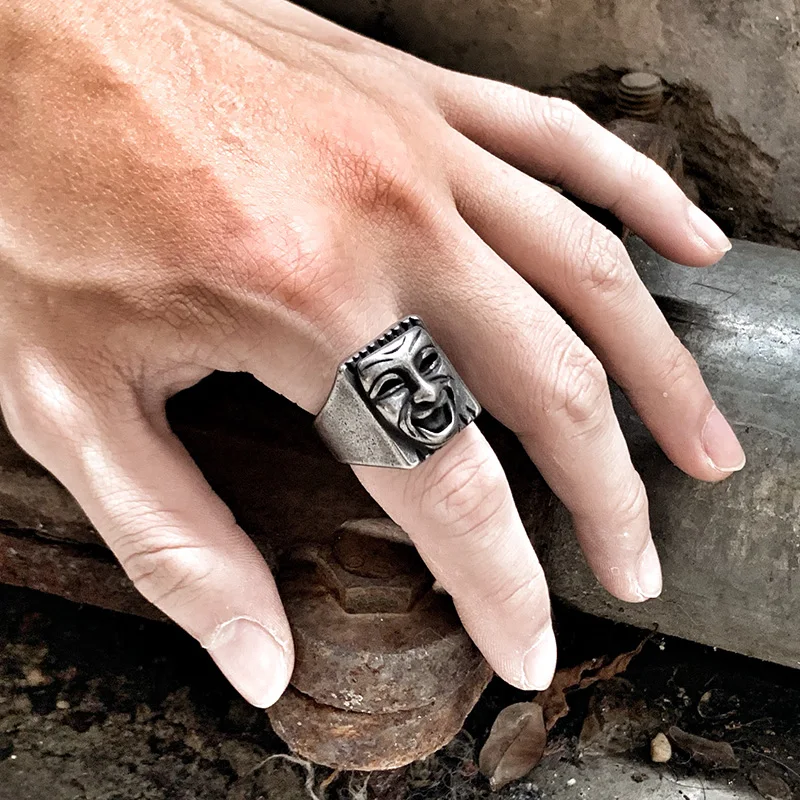 Маска Мужская из нержавеющей стали | Украшения и аксессуары