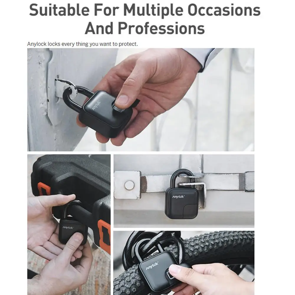 Водонепроницаемый USB замок с защитой от кражи и идентификацией по отпечатку