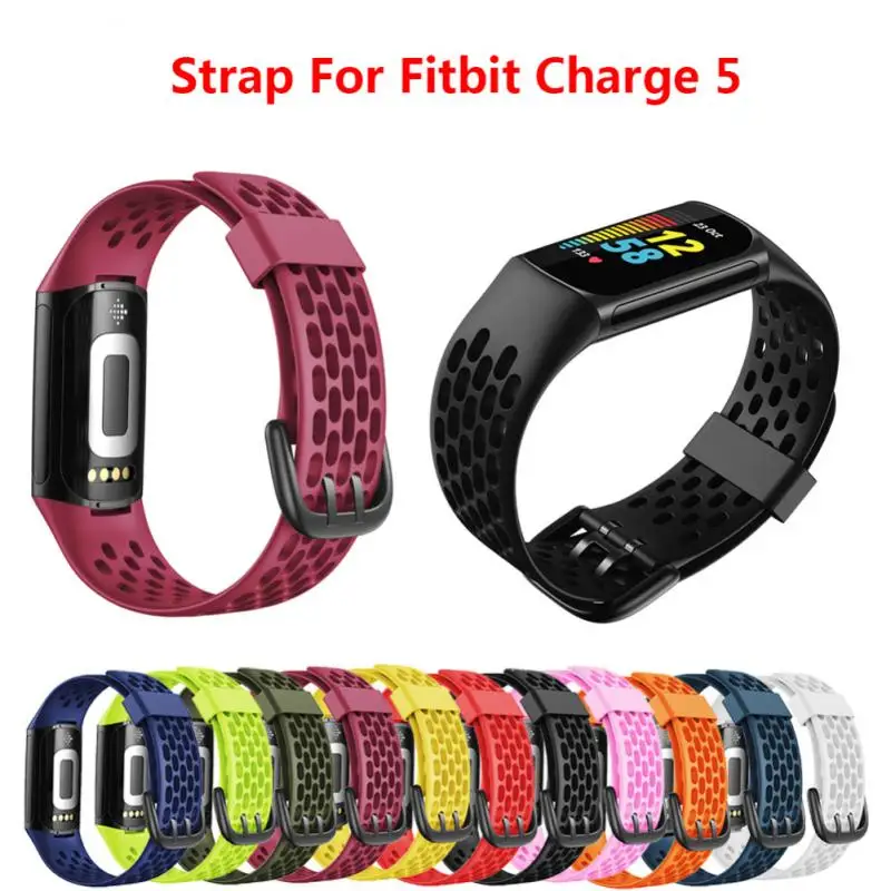 

Strap For Fitbit Charge 5 Wristband Silicone Sports Replacement Fitness Wristband For Fitbit Charge 5 Wriststrap Dropshipping