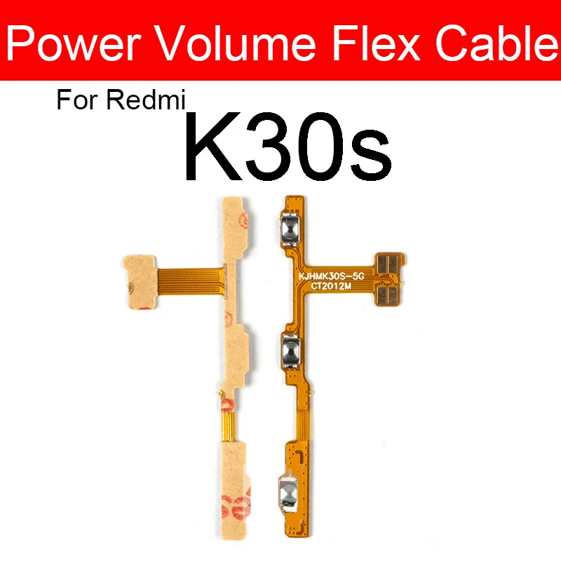 

Power Volume Flex Cable For Xiaomi Redmi K20 K30 K40 Pro K30i K30s K30 Ultra Volume Power On Off Button Flex Cable Repair Parts