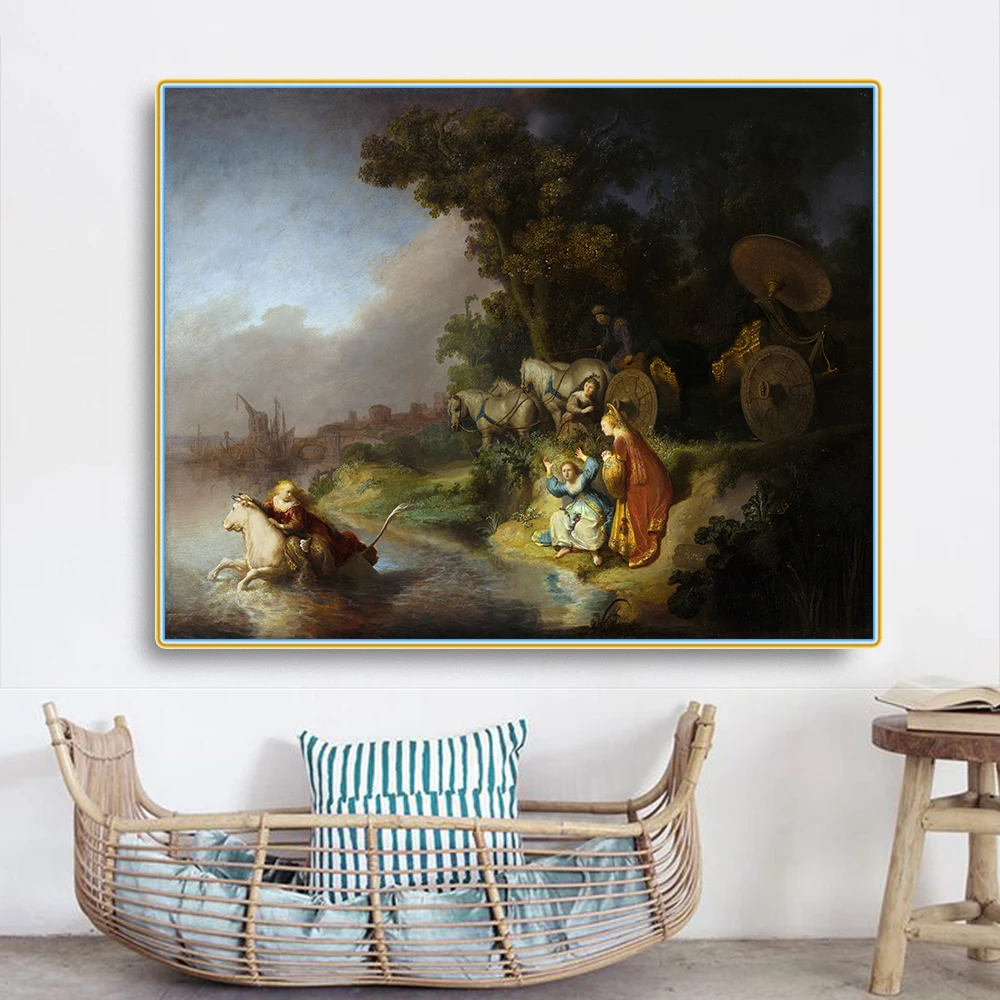 Картина на холсте Рембрандт Похищение Европы