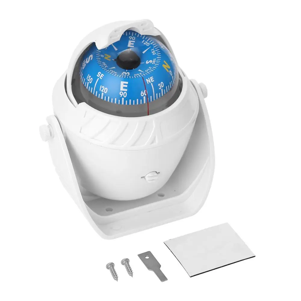 Водонепроницаемый автомобильный компас для лодки цифровой поворотный Морской