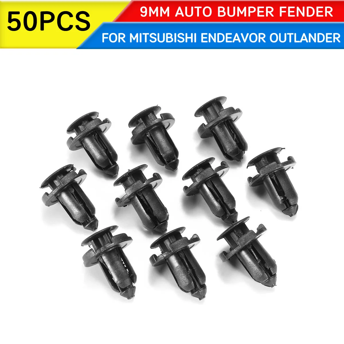 

Фиксатор брызговиков автомобильный бампер, крыло, 9 мм, 50 шт., для Mitsubishi Endeavor Outlander Защитная заклепка