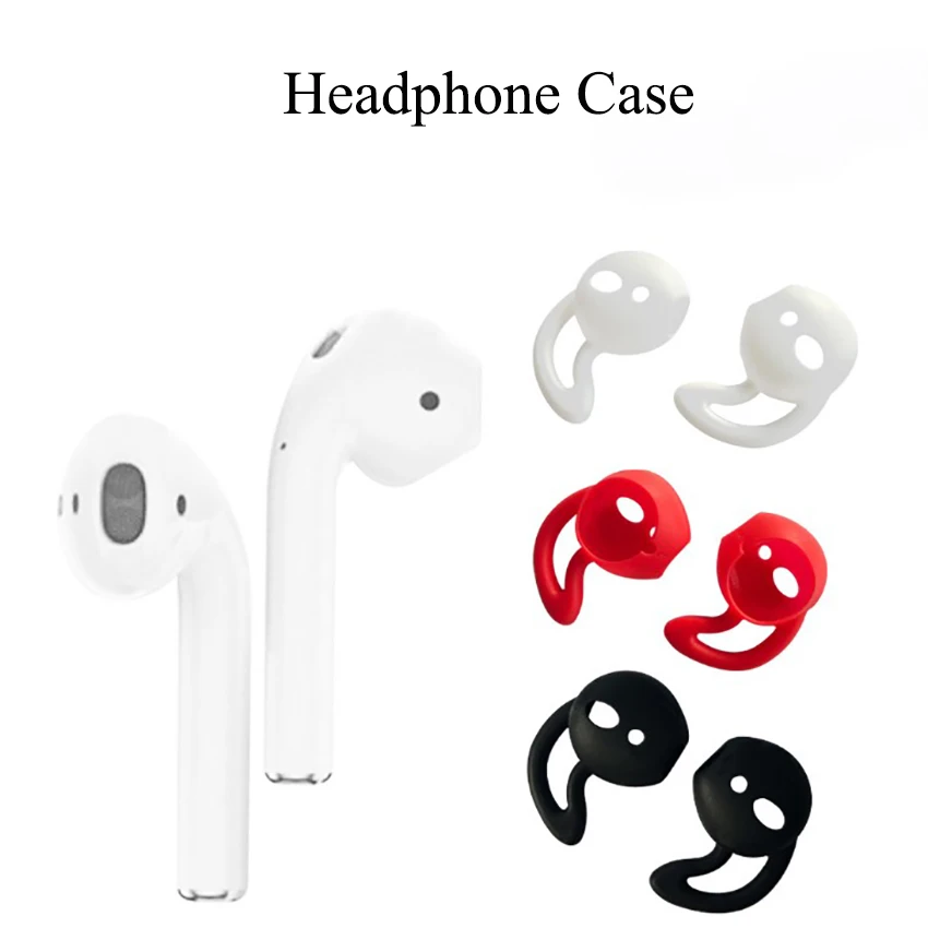 Силиконовые наушники вкладыши для Airpods 1 пара беспроводные Bluetooth затычки