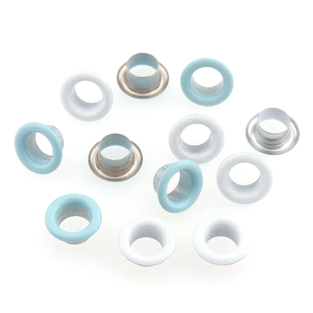 Медные люверсы для скрапбукинга 6 мм 200 комплектов|Петли одежды| |