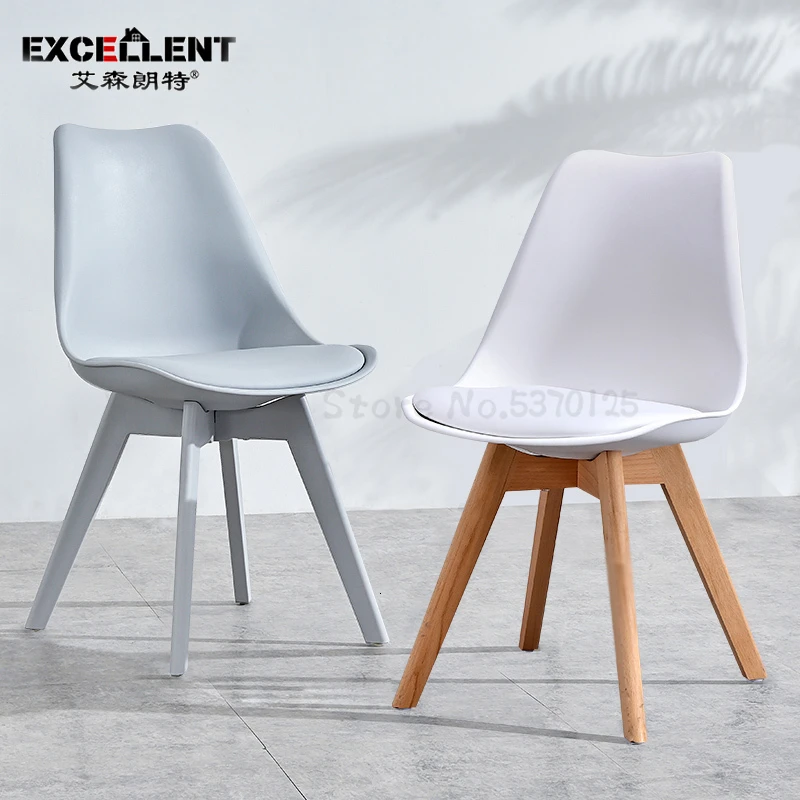 Твердый деревянный современный простой ткань ресторанный стул домашняя скамья