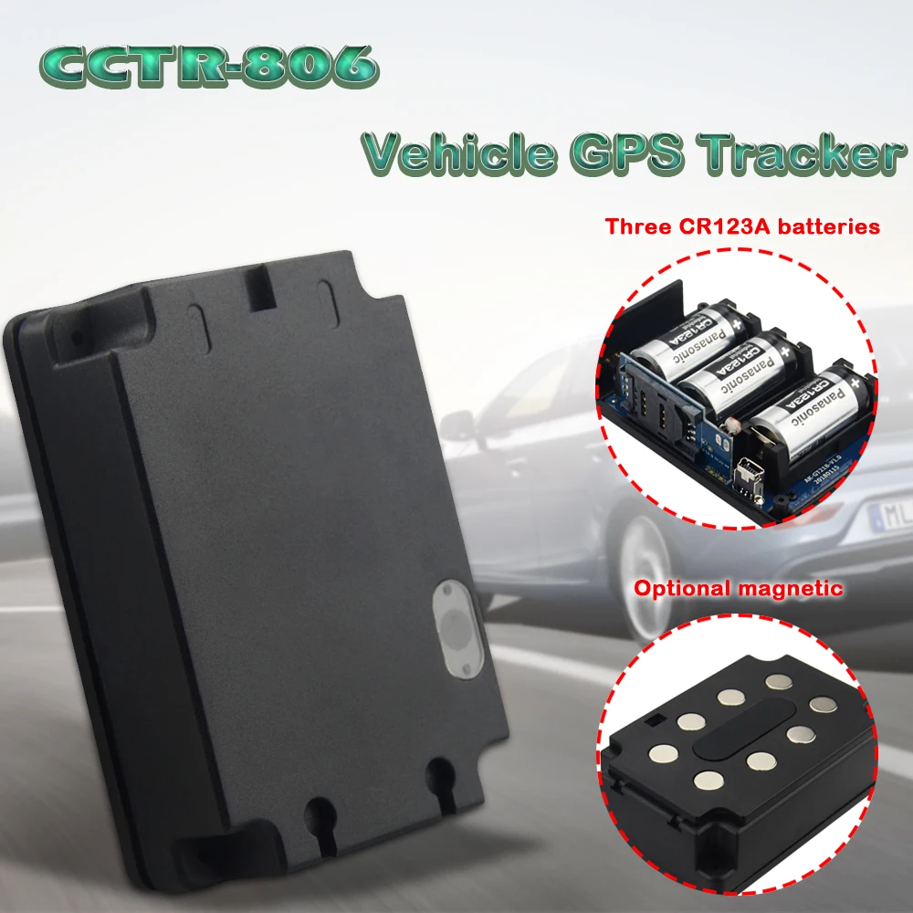 CCTR-806 портативный gps-трекер дополнительный магнитный GSM четырехдиапазонный локатор gps+ LBS Отслеживание с длительным временем ожидания 4500 мАч батарея