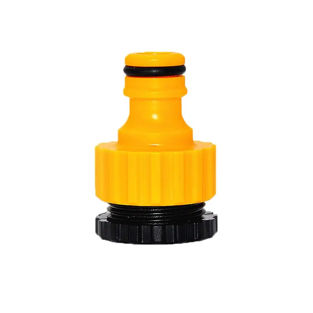 

Yellow Black Drip Device Hose Connector Practical Portable Quick Connector Threaded Connector Sprayer Equipment Gardening