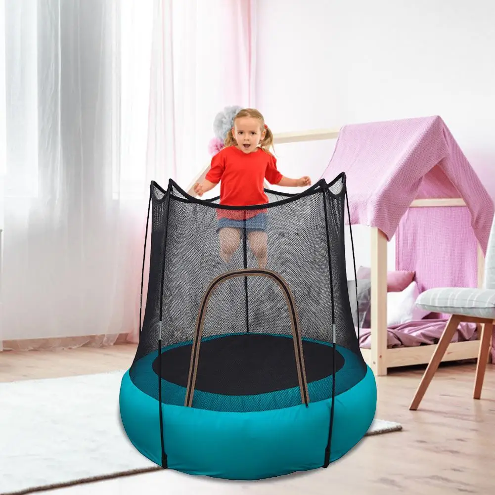 

Trampoline Commercial Trampoline Children Indoor Safety Net Trampolines Jumping Fun Toy Outdoor Home Supplies