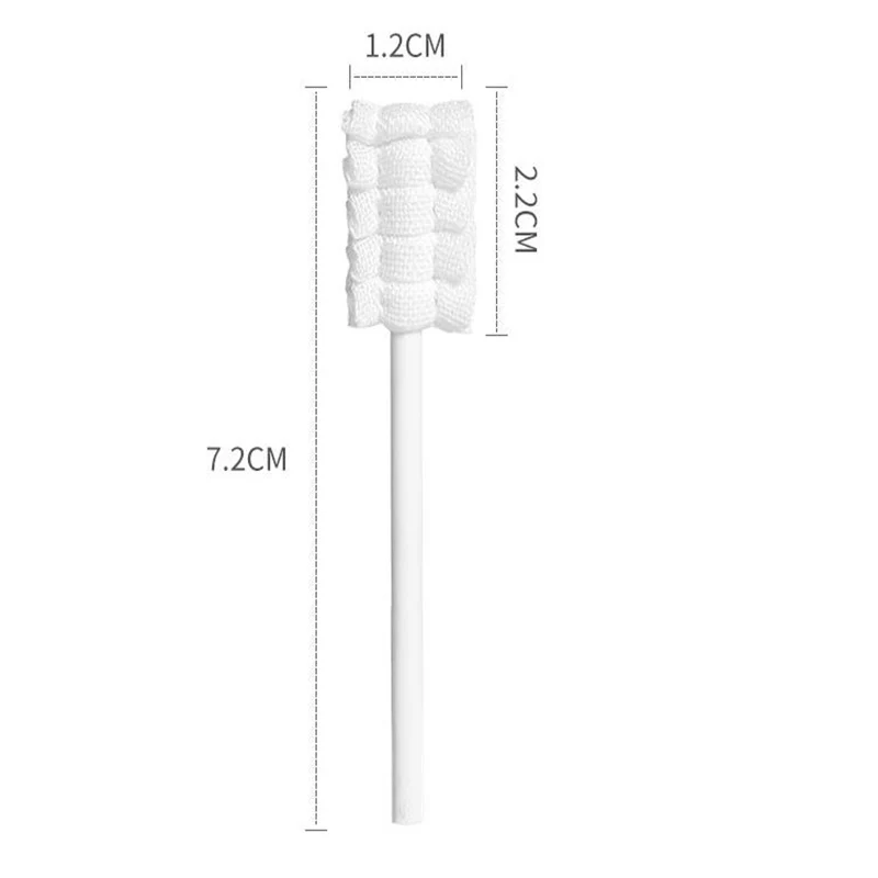 

Baby Oral Cleaner Simple Cotton Newborn Disposable White Tongue Washing Teeth Artifact Baby Products 30 Pack