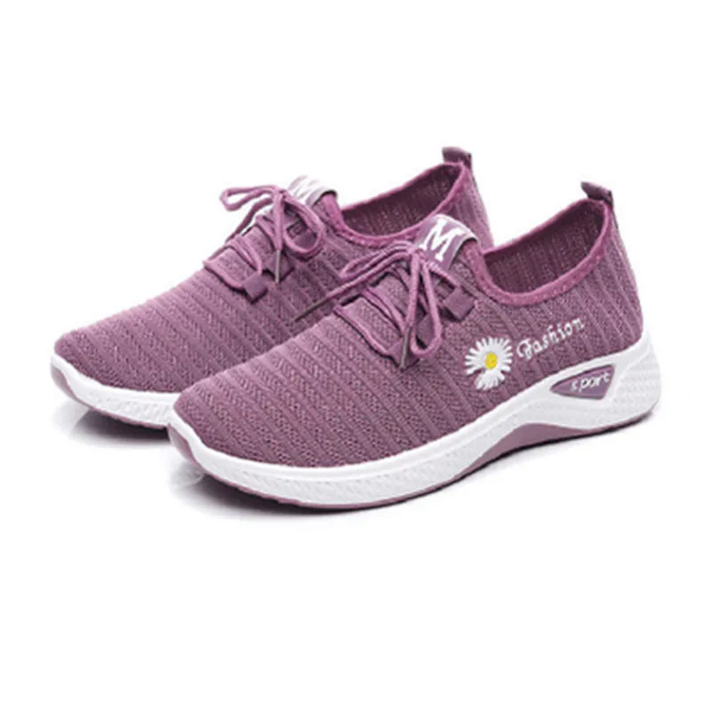 

Old Beijing cloth shoes women's casual one-step non-slip running shoes flying woven casual soft-soled square dance mother shoes