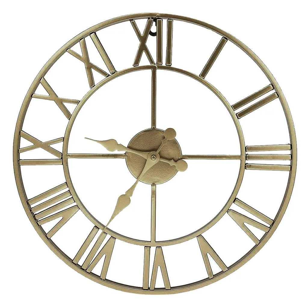 Reloj de pared DIY настенные часы домашний декор ретро римские ажурные бесшумные для