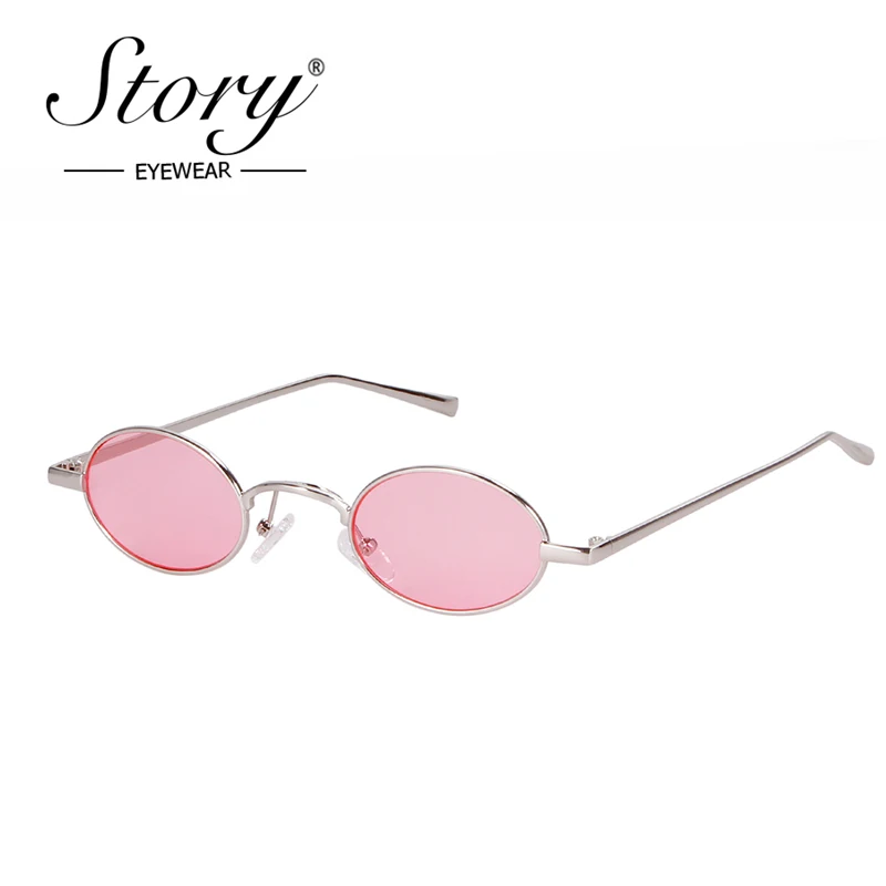 Винтажные маленькие круглые солнцезащитные очки STORY 2018 мужские классические в