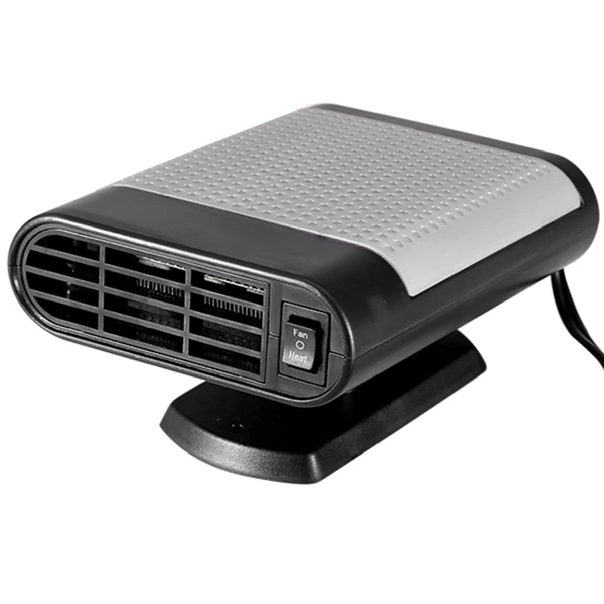 

Car 12V Portable Electric Window Heater Heating Dryer Windshield Fan Defroster Demister（Grey） Window