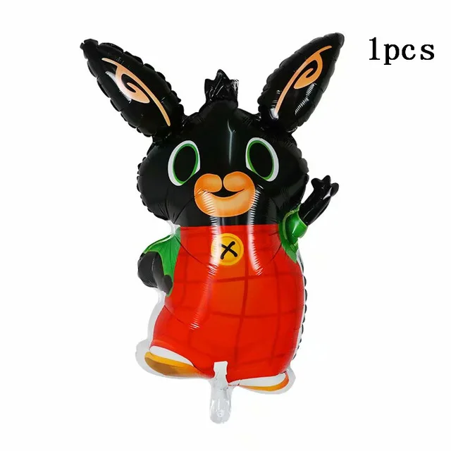 Золотой 15 шт., фольгированные шары Bing Bunny, воздушные шары с мультяшным Кроликом, 12 дюймов, латексные шары в красный и черный горошек, декор для дня рождения, детские игрушки, принадлежности - Цвет: Золотой