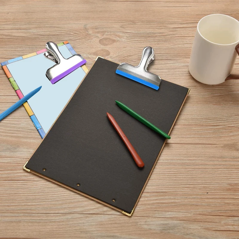 

8 Pack Food Storage Bag Sealing Clips Stainless Steel with Silicone Edging, 3 Inch Wide,for Kitchen Office Usage