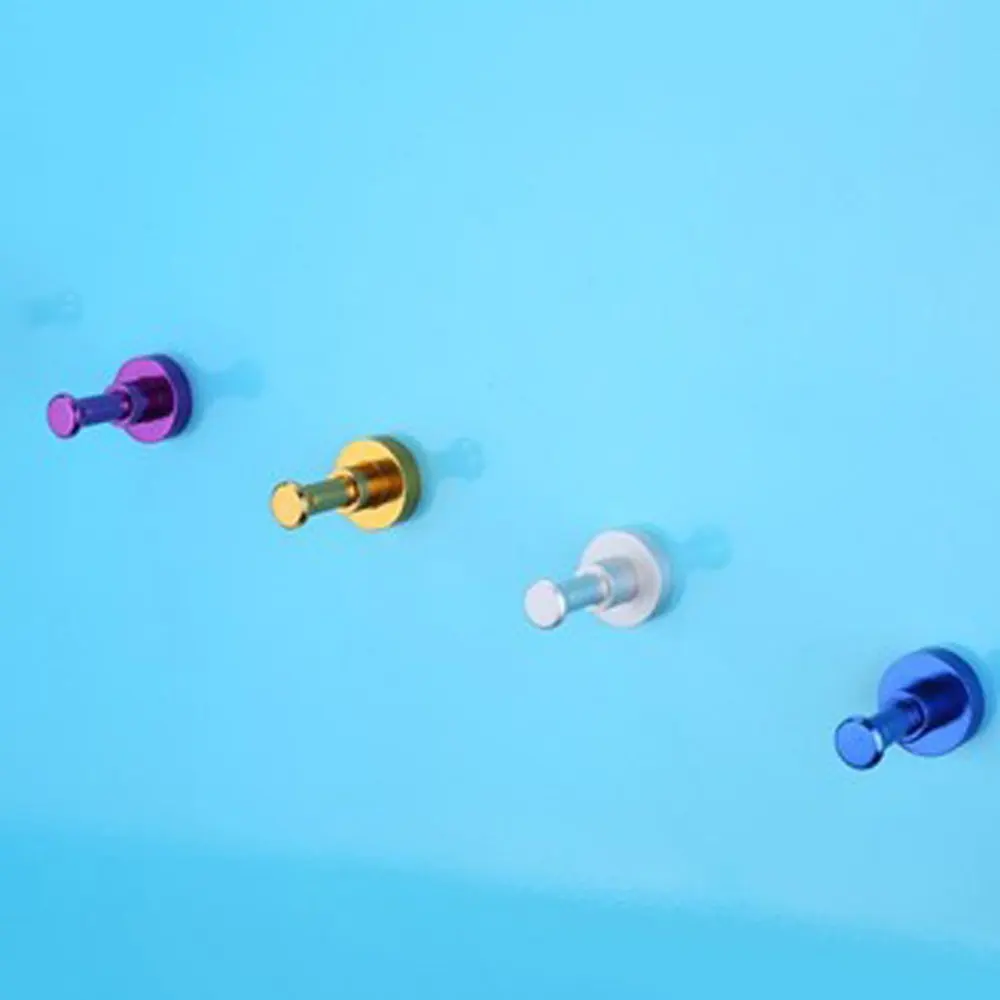 1 шт. космические алюминиевые цветные крюки чтобы повесить креативный одиночный