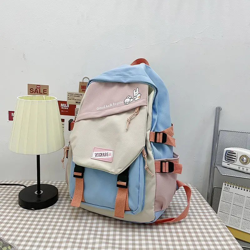 canvas Schoolbags For Teenage Girls Female Children Shoulder Bags New Trend Female Backpack Fashion Women Backpack