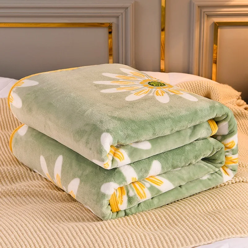 

fluffy Plaid Coral Fleece Blanket For Bed Sofa Cover Multifunction Outdoor Travel Shawl Home Bedspreads Sheet High-end Gifts