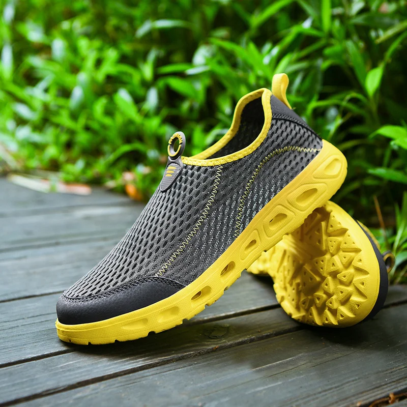 2021 Men Outdoor Hiking Shoes Climbing Sport Breathable Sneakers Tactical Hunting Trekking Shoes Summer Mesh Anti-skid Trainers