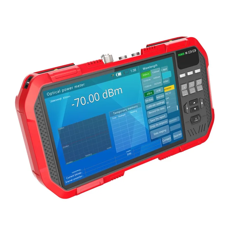 DT A86 7 дюймовый тестер IP камеры H.265 4K 1080P TVI CVI AHD CVBS CCTV монитор с мультиметром