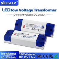 36w led transformer driver 110 240vac to dc12v24v niuguy power supply for under cabinet puck light lights strips g4 mr11