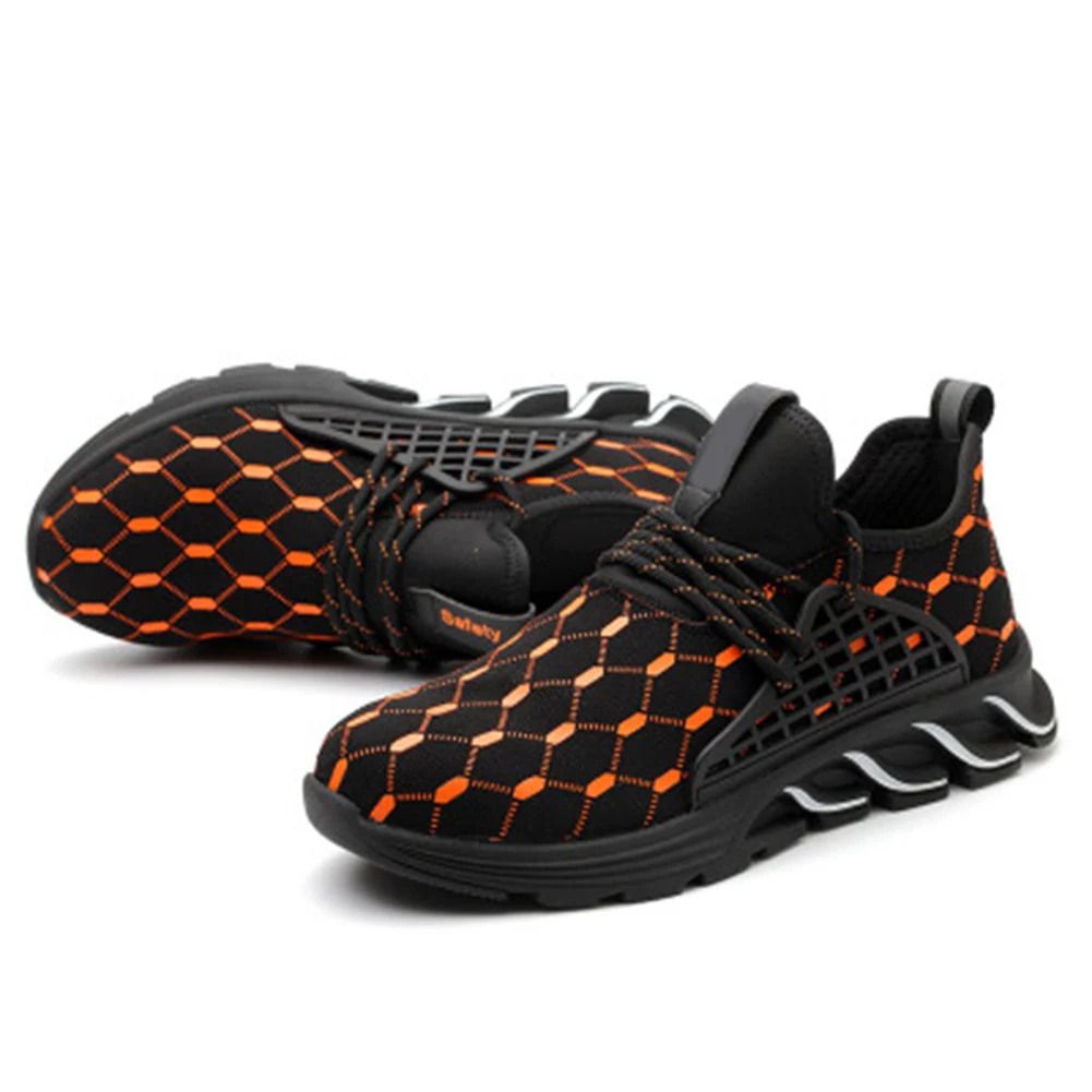 

Unisex Steel Toe Shoes Anti-puncture Work Shoes Non-Slip Composite Toe Work Shoes for Women Men FS99