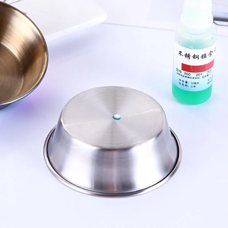 Миска для детских закусок из нержавеющей стали 304 миска приправ миниатюрная