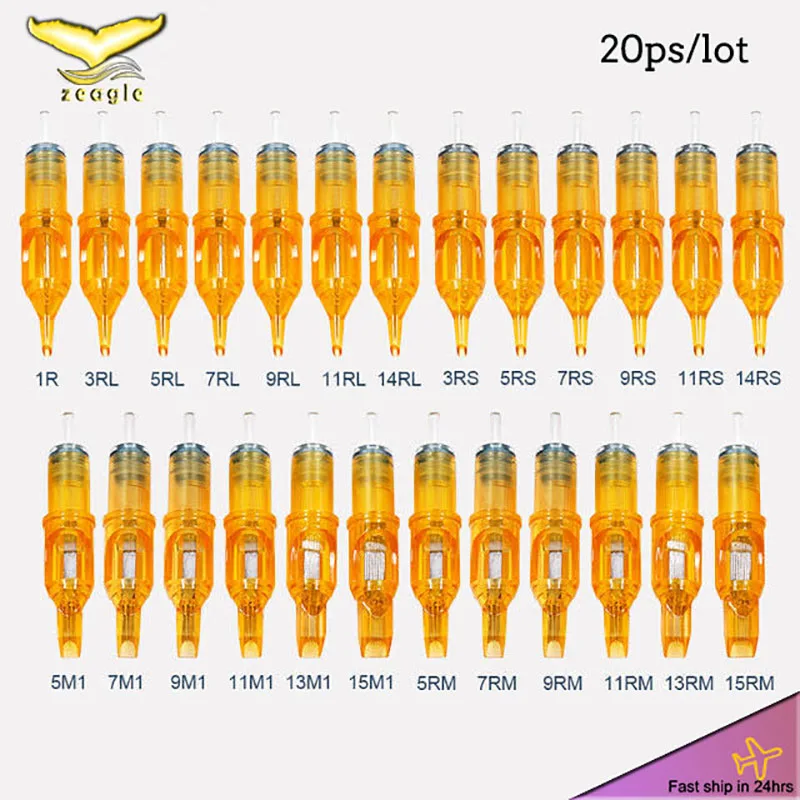 Картридж игл для татуажа 10 шт. игла перманентного макияжа с круглым шейдером