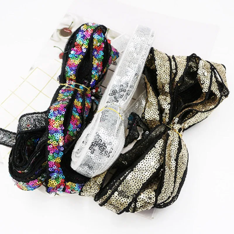 2 ярда/партия блестки для одежды 20 мм | Дом и сад