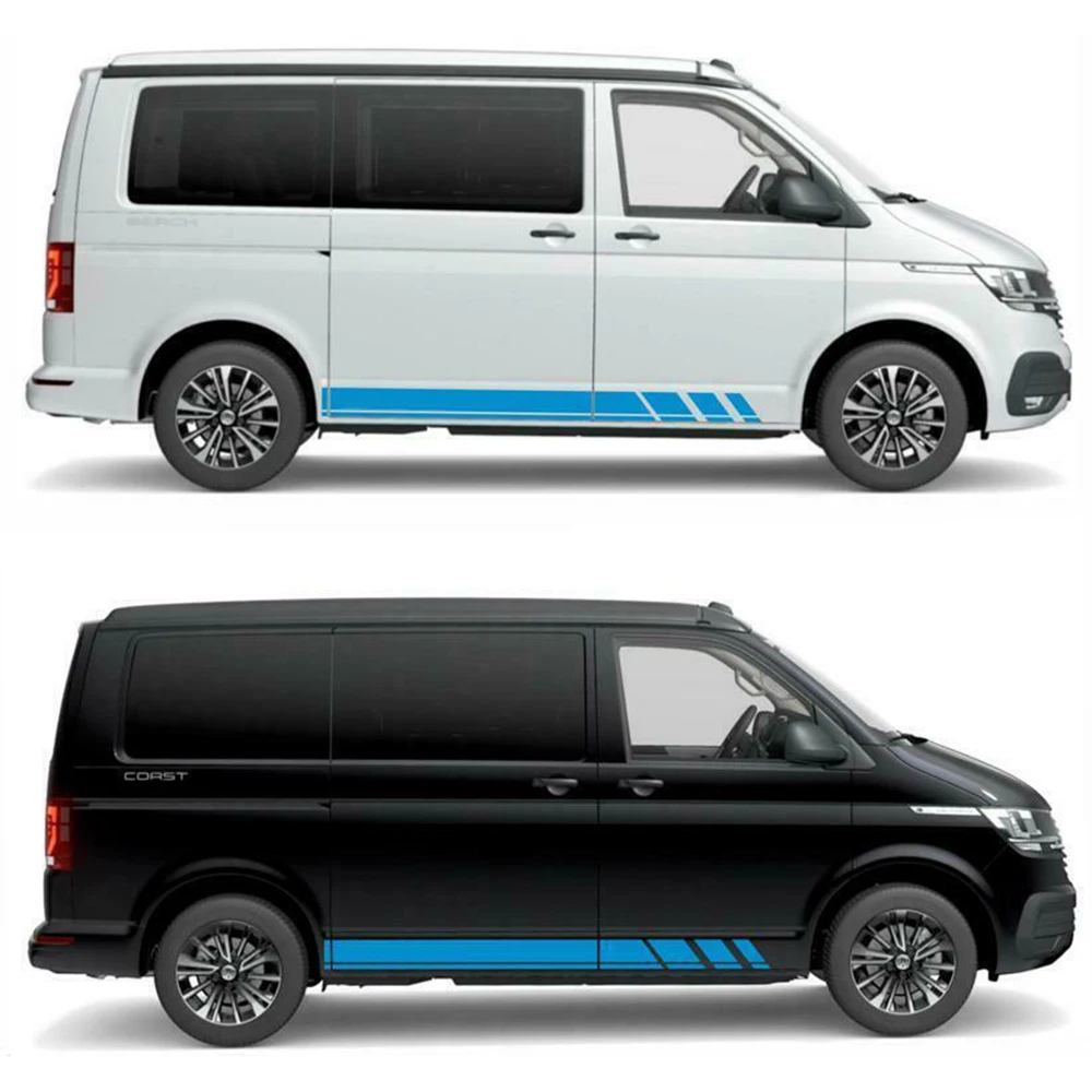 Автомобильные боковые полосы для VW T6.1 T6 T5 наклейка на корпус фургона с
