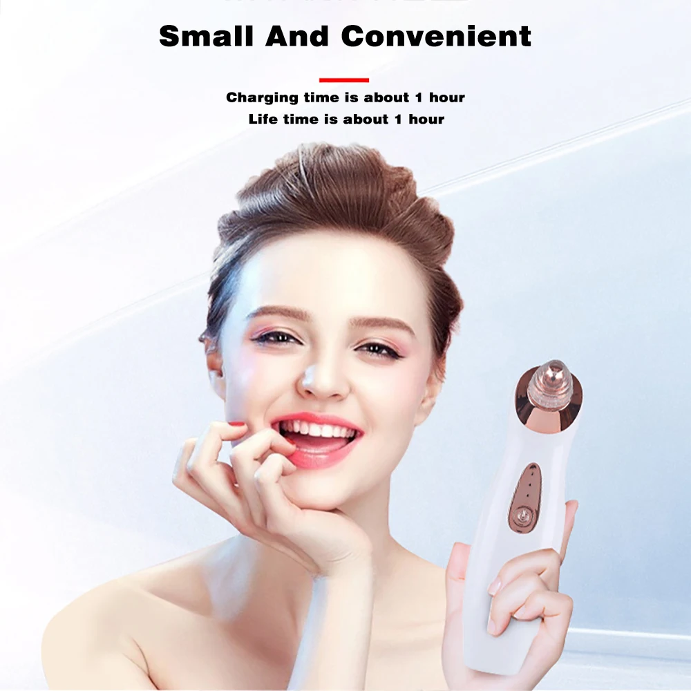 Face Nose Acne Black Dot Remover пылесос для чистки пор Сменный наконечник Электрический пылесос Инструменты для ухода за кожей Машина