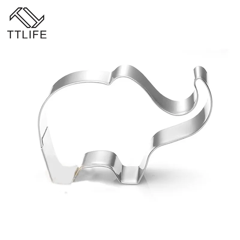 TTLIFE слон животных формочки для печенья нержавеющая сталь Кондитерская форма