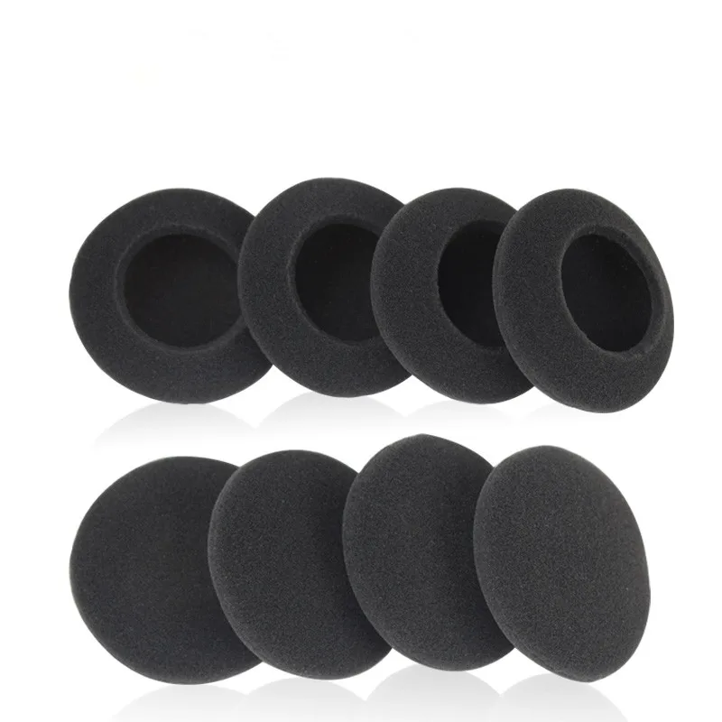 

10Pcs Black 60mm Soft Foam Earbud Headphone Ear pads Replacement Sponge Covers For MP3 MP4 Headphone