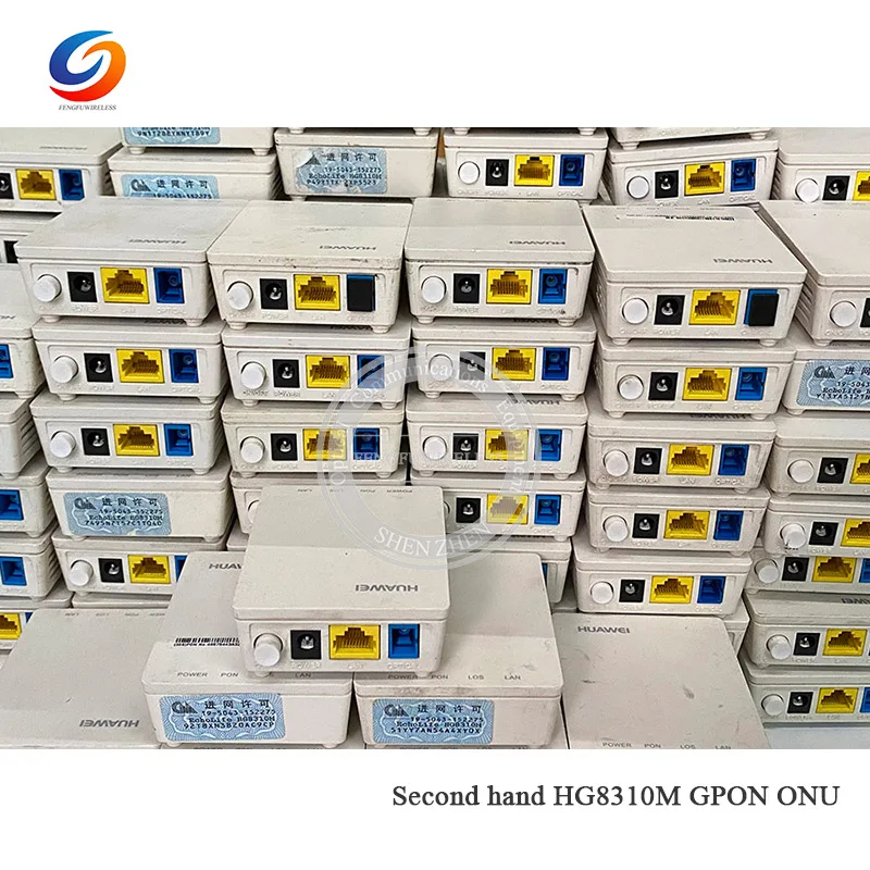 Оптовая продажа 50 шт. оригинальный б/у Однопортовый Ethernet порт Huawei HG8310M терминал GPON