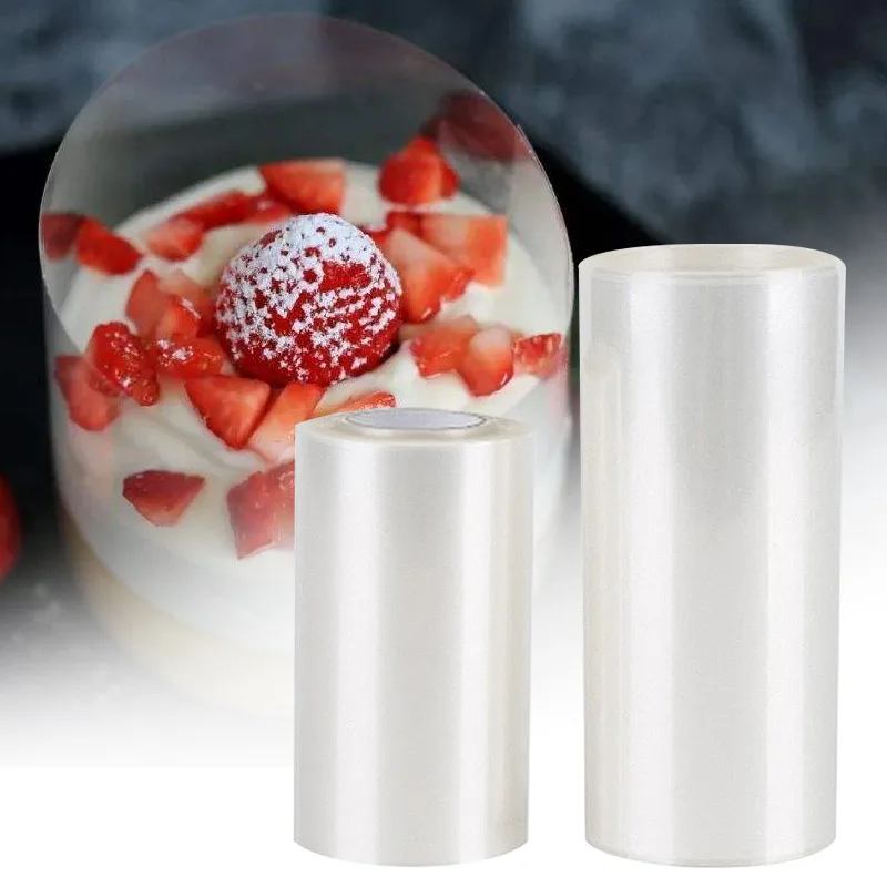 

1 Roll Cake Surround Film Transparent Cake Collar Mousse Chocolate Pastry Cakes Mold for Baking Accessories Kitchen Supplies