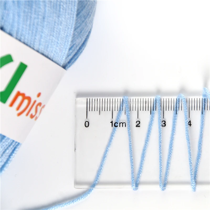 1 шт. пряжа трикотажная Бамбуковой Пряжи Хлопкового Волокна для Baby Дети Вязание