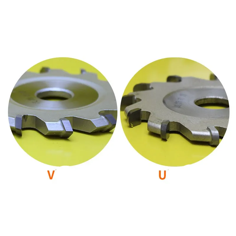 

100mm ID20mm aluminum plastic plate slotted blade PVC plate slotted blade 90 degree V-shaped slotting knife