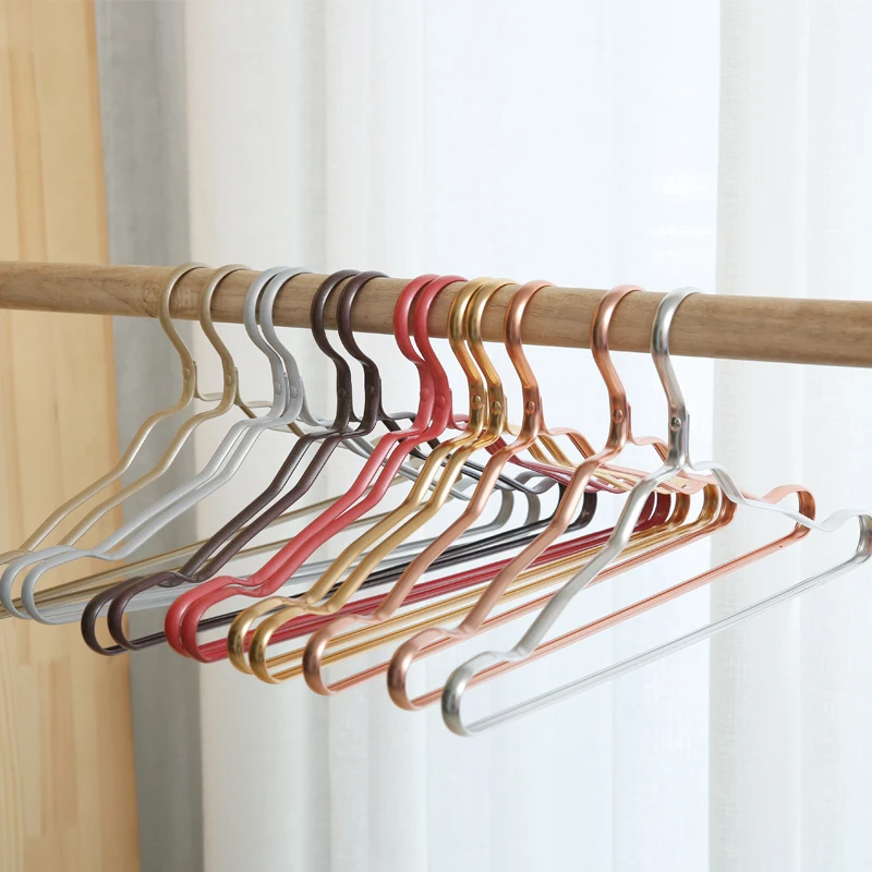 10 шт. утолщенная сушилка из алюминиевого сплава домашняя бесшовная вешалка